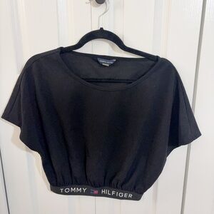 Tommy Hilfiger Black Crop Top